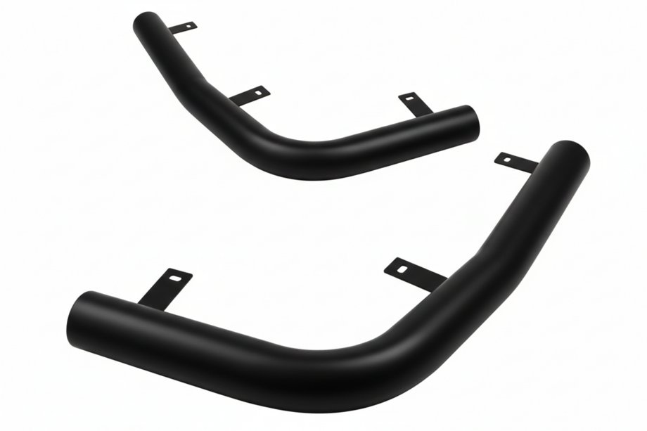 Nissan X-trail T30 2002–2007 Achterhoeken AK003 Black (2 stuks, RVS) Image