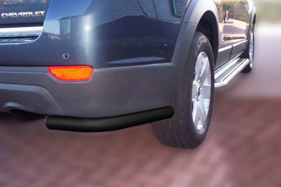 Chevrolet Captiva 2006–2019 Achterhoekstukken AK003 Black (2 st., roestvrij staal) Image