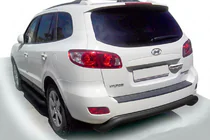 Hyundai Santa Fe 2 2006–2012 Achterbeugel AK007 Black (RVS) foto 1