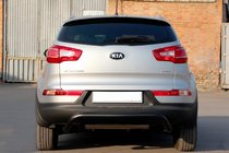 Kia Sportage 2010–2015 Achterbeugel AK007 Black (RVS) foto 2