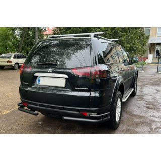 Achterbeschermbeugel AK003-Double Black (2 st., RVS)