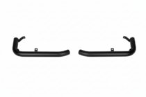 Mitsubishi Pajero Sport 1996–2007 Achterste enkele hoekbeschermers Black (2 stuks, RVS) foto 1