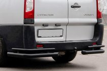 Fiat Scudo 2007–2015 Achterhoekbeugels AK003-Double Black (2 stuks, RVS) foto 1