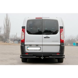 Achterhoekbeugels AK003-Double Black (2 stuks, RVS) Fiat Scudo 2007–2015 foto 2