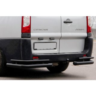 Achterhoekbeugels AK003-Double Black (2 stuks, RVS) Fiat Scudo 2007–2015 foto 1