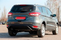 Ford Kuga/Escape 2013–2019 Achterbeugel AK007 Black (RVS) foto 3