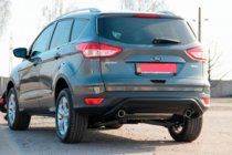 Ford Kuga/Escape 2013–2019 Achterbeugel AK007 Black (RVS) foto 6