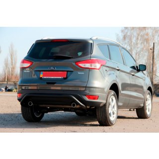 Achterbeugel AK007 Black (RVS) Ford Kuga/Escape 2013–2019 foto 3