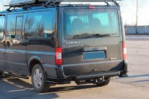 Ford Transit 2000–2014 Achterhoekbeugels AK003-Double Black (RVS) foto 2