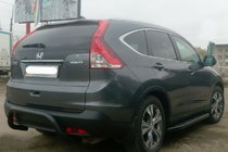 Honda CRV 2012–2016 Achterbeugel AK007 Black (RVS) foto 2