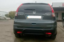 Honda CRV 2012–2016 Achterbeugel AK007 Black (RVS) foto 3