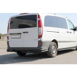Achterhoekbeschermers AK003-Double Black (2 st., RVS) Mercedes Viano 2004–2014 foto 1