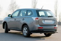 Mitsubishi Outlander 2012–2021 Achterbeugel AK004 Black (RVS) foto 1