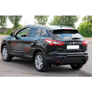 Achterbeschermbeugel AK007-1 Black (RVS) Nissan Qashqai 2014–2021 foto 4