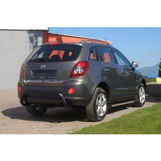 Achterbeschermbeugel AK007-1 Black (RVS) Opel Antara 2006–2017 foto 2