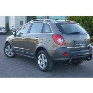 Achterbeschermbeugel AK007-1 Black (RVS) Opel Antara 2006–2017 foto 3