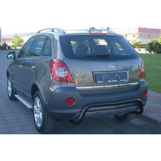 Achterbeschermbeugel AK007-1 Black (RVS) Opel Antara 2006–2017 foto 4