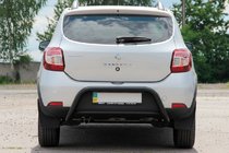 Renault Sandero 2013–2022 Achterbeugel AK007 Black (RVS) foto 1
