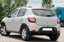 Dacia Sandero 2013–2020 Achterbeugel AK007 Black (RVS) foto 3
