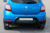 Dacia Sandero 2013–2020 Achterbeugel AK007 Black (RVS) foto 4