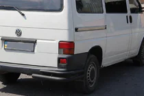 Volkswagen T4 Transporter 1990–2003 Dubbele achterhoekstukken AK003-Double Black (2 st., RVS) foto 3