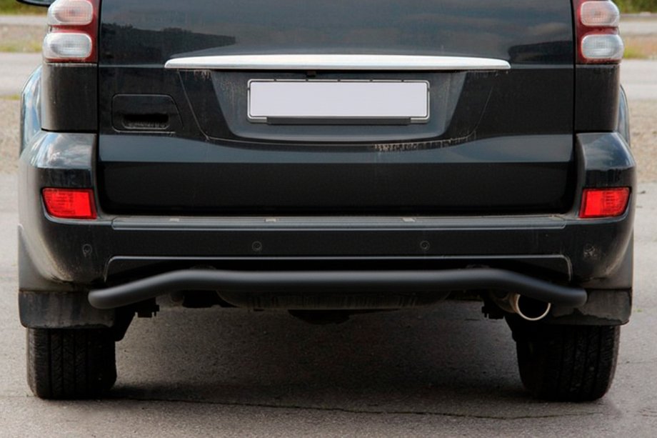 Toyota Land Cruiser Prado 120 2002–2009 Achterbeschermbeugel AK008 Black Foto 3