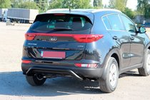 Kia Sportage 2015–2021 Achterbumperbeugel AK007 Black (RVS) foto 1