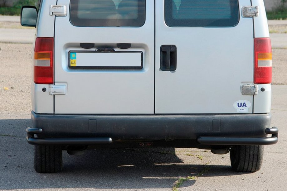 Fiat Scudo 1996–2007 Achterste dubbele hoekbeugels AK003-подвійний Black (RVS) Image