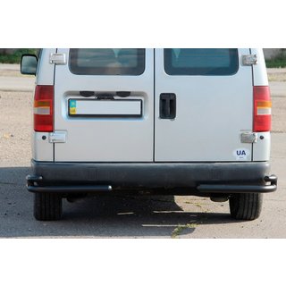 Achterste dubbele hoekbeugels AK003-подвійний Black (RVS) Peugeot Expert 1995–2007 foto 1