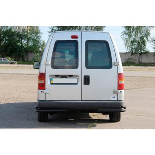 Achterste dubbele hoekbeugels AK003-подвійний Black (RVS) Peugeot Expert 1995–2007 foto 4