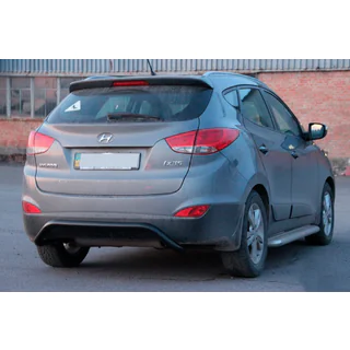 Achterbeschermbeugel AK007 Black (RVS) Hyundai IX-35 2010–2015 foto 2
