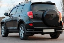 Toyota Rav 4 2006–2013 Achterste hoekstukken AK003-double Black (2 stuks, RVS) foto 2