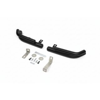Achterste dubbele hoekbeugels AK003-Подвійний Black (RVS) Hyundai Santa Fe 2 2006–2012 foto 1