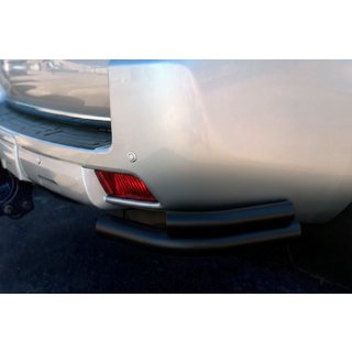 Achterhoekbeugels AK003-Подвійний Zwart (RVS) Toyota Land Cruiser Prado 150 2009–2023 foto 1
