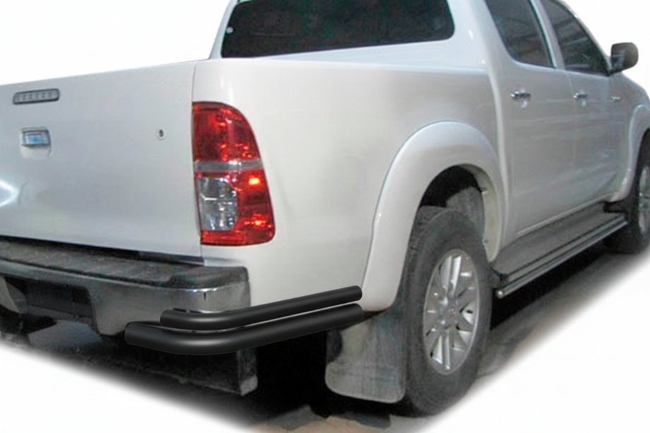Toyota Hilux 2006–2015 Achterhoeken AK003-Подвійний Black (RVS) Foto 1