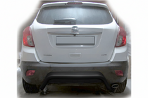 Opel Antara 2006–2017 Achterbeugel AK007-2 Black (RVS) foto 1