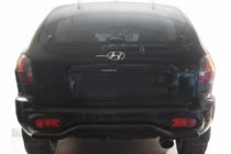 Hyundai Santa Fe 1 2000–2006 Achterbeugel AK004 Black (RVS) foto 1