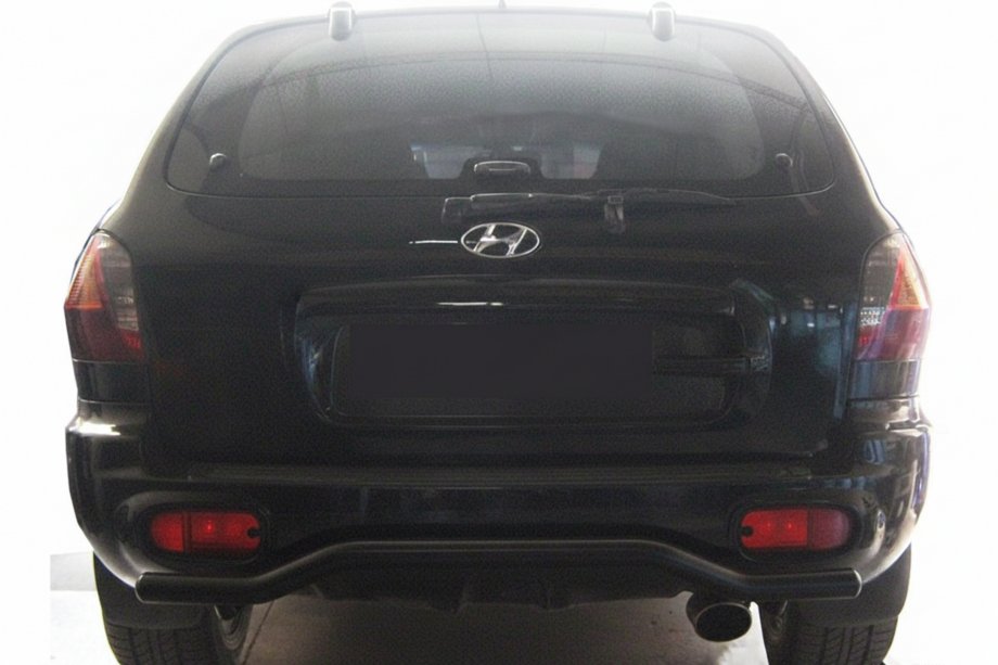 Hyundai Santa Fe 1 2000–2006 Achterbeugel AK004 Black (RVS) Image