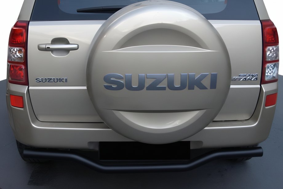 Suzuki Grand Vitara 2005–2017 Achterbeschermbeugel AK005-1 Black (RVS) Image