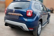 Renault Duster 2018–2024 Achterbeschermbeugel AK007 Black (RVS) foto 3