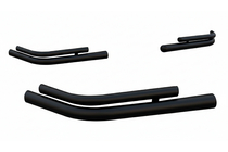 Nissan X-trail T32/Rogue 2014–2021 Dubbele achterhoekbeugels AK003-double Black (2 stuks, RVS) foto 1