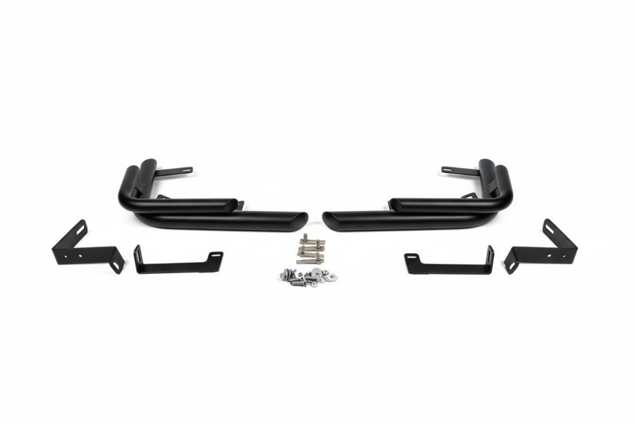 Nissan X-trail T31 2007–2014 Achterhoekbeugels AK003-Double Black (2 stuks, RVS) Foto 7