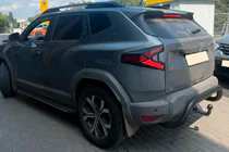 Renault Duster 2024– Achterbeschermbeugel AK007 Black (RVS) foto 2