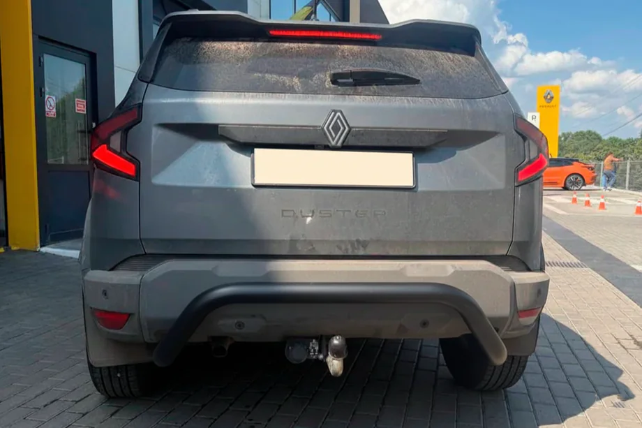 Renault Duster 2024– Achterbeschermbeugel AK007 Black (RVS) Image