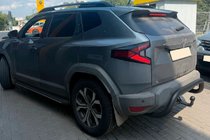 Dacia Duster 2024– Achterbeschermbeugel AK007 Black (RVS) foto 2