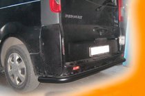 Opel Vivaro 2001–2015 Achterbeschermbeugel AK005 Black (RVS) foto 2