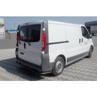 Achterbeschermbeugel AK005 Black (RVS) Opel Vivaro 2001–2015 foto 1