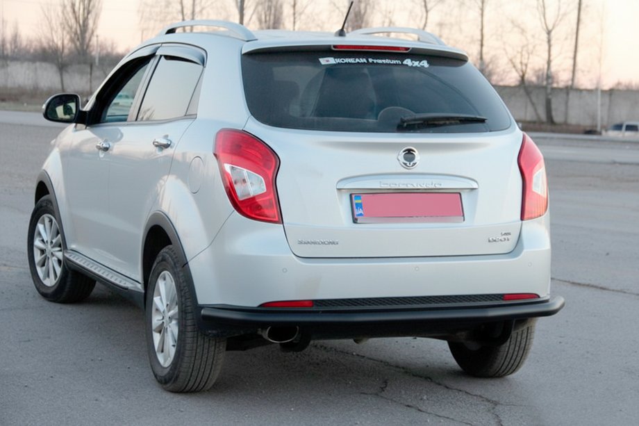 SsangYong Korando 2010–2019 Achterste rollbar AK005 Black (RVS) Image