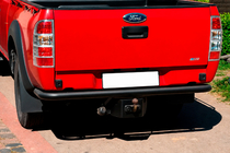Ford Ranger 2007–2011 Achterbeschermbeugel AK005 Black (RVS) foto 1