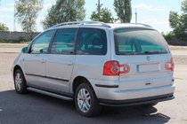 Volkswagen Sharan 1995–2010 Achterbeschermbeugel AK005 Black foto 4